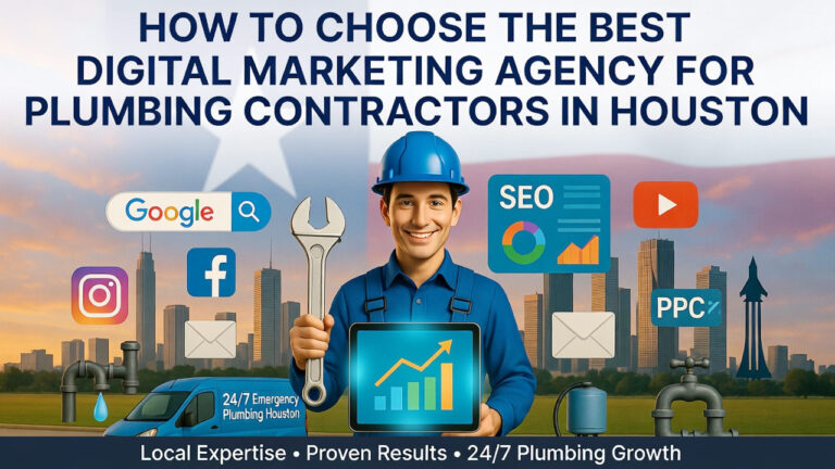 How to Choose the Best Digital Marketing Agency for Plumbing Contractors in Houston